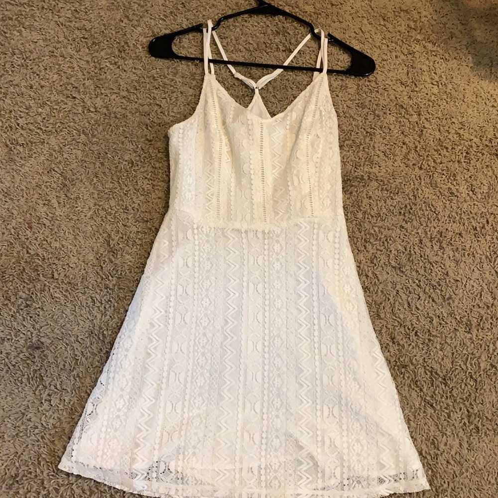 White Lace Hollister Dress